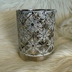 Bath & Body Works Winter Christmas Snowflake 1-Wick Candle Holder